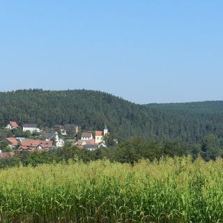 Blick auf Schwarzach - Schwarzach bei Nabburg in der ErlebnisRegion Oberpfälzer Wald
