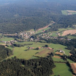 Luftaufnahme Georgenberg - Georgenberg in der ErlebnisRegion Oberpfälzer Wald
